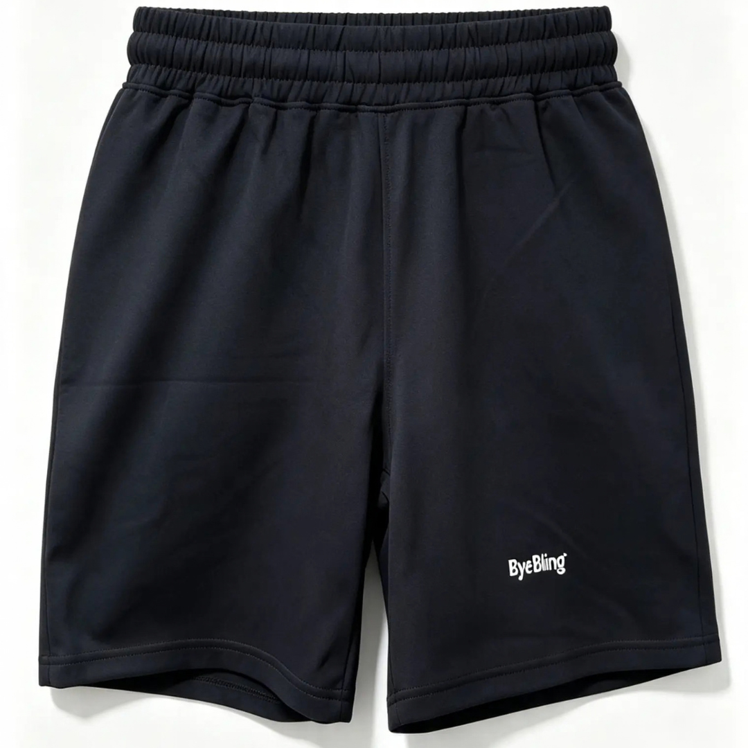 Signature Unisex Black Short, Relaxed Fit 240GSM Cotton-Sorona, IceCool