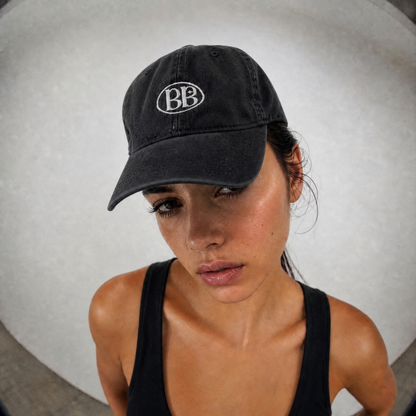 BB Signature Cap, Cotton Black-Navy Cap