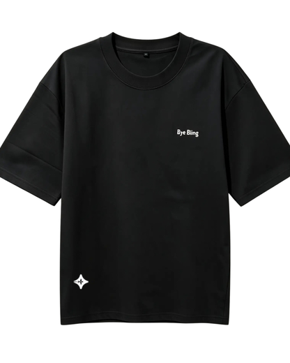 Bye Bling Signature Heavyweight Tee in Black