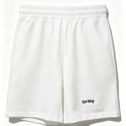 Signature Unisex White Short, Relaxed Fit 240GSM Cotton-Sorona, IceCool