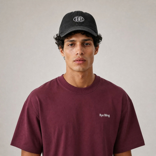 BB Signature Cap, Cotton Black-Navy Cap