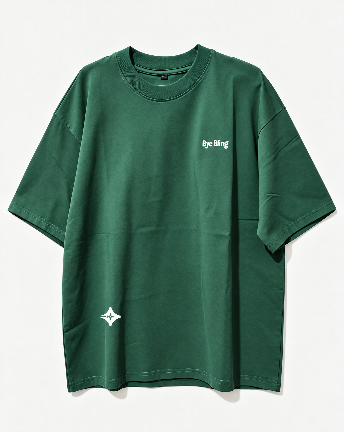 Bye Bling Signature Heavyweight Tee in Green